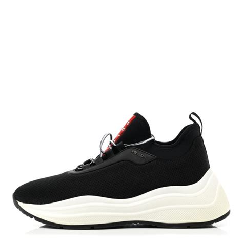 prada mesh neoprene|PRADA Mesh Neoprene America's Cup 45mm Sneakers 37.5 .